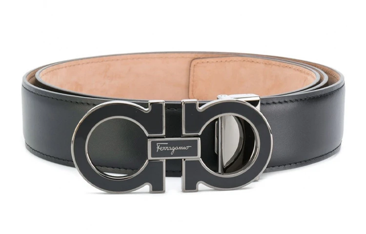 商品[国内直发] Salvatore Ferragamo|菲拉格慕 牛皮腰带 男款 黑色,价格¥3031,第1张图片