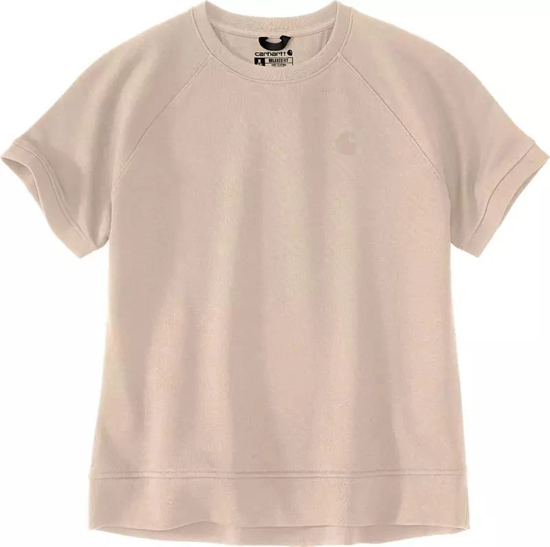 商品Carhartt|Carhartt Women's French Terry Short-Sleeve Sweatshirt,价格¥75,第2张图片详细描述