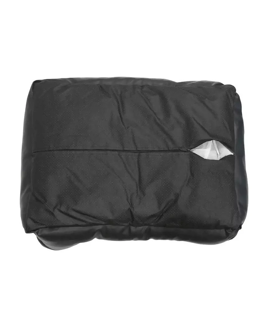 商品Macy's|Happycare Textiles Luxury All Sides Faux Leather Rectangle Pet Bed, 31"x23",价格¥715,第4张图片详细描述