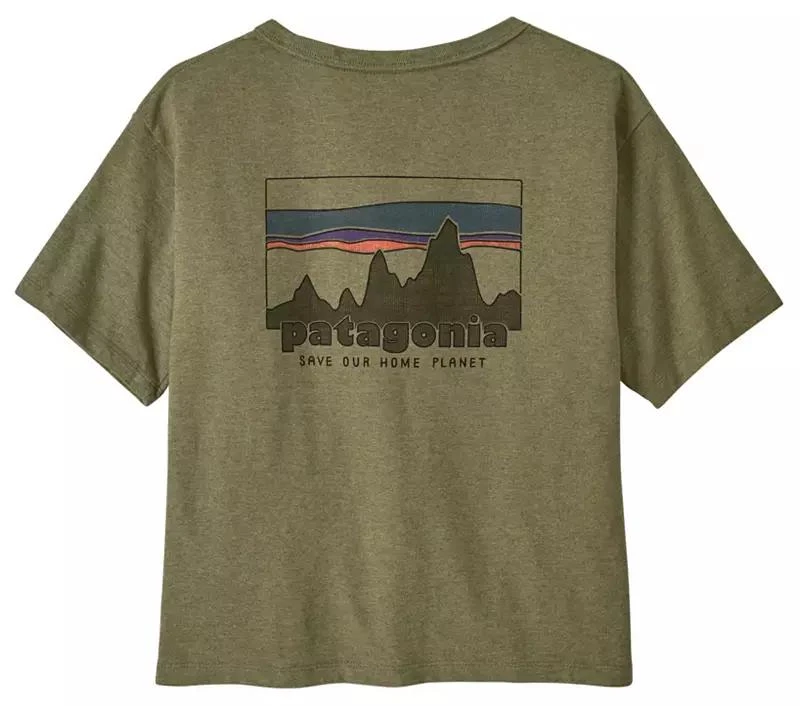 商品Patagonia|Patagonia Women's '73 Skyline Easy-Cut Responsibili-Tee T-Shirt,价格¥372,第3张图片详细描述