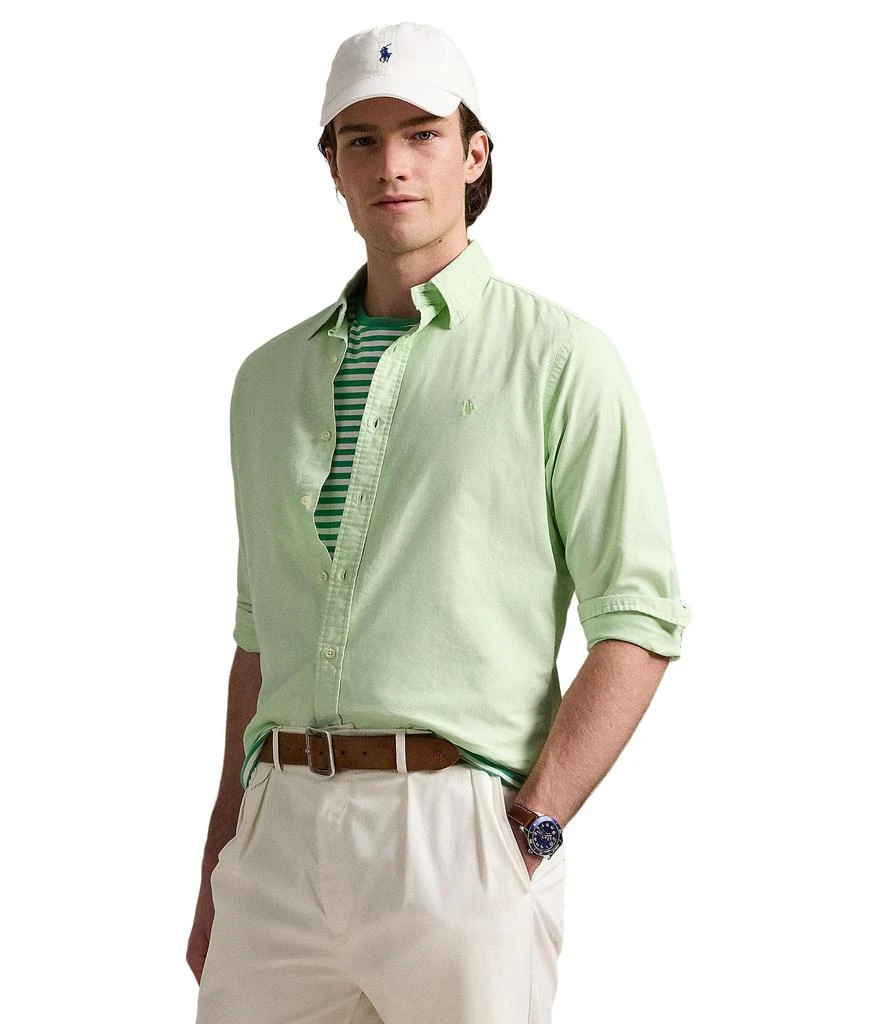 商品Ralph Lauren|Classic Fit Garment-Dyed Oxford Shirt,价格¥614,第1张图片