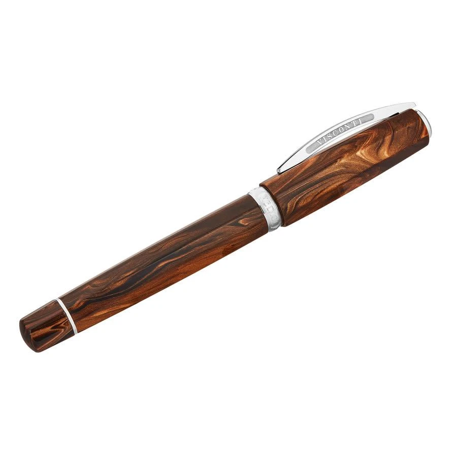商品Visconti|Visconti 804RLMS14 'Medici' Brown Resin Rollerball Pen,价格¥1473,第1张图片