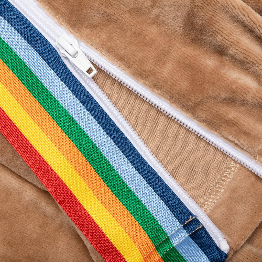 Palm Angels Rainbow Chenille Track Pants - Brown/White商品第4张图片规格展示