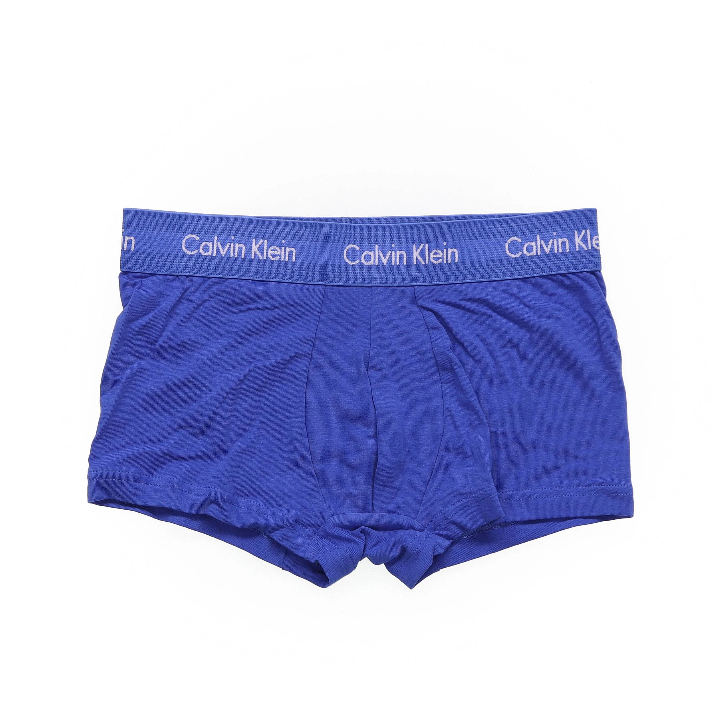 商品[国内直发] Calvin Klein|CK/ 字母Logo平角内裤 男款 3条装 2件装 多色,价格¥285,第3张图片详细描述