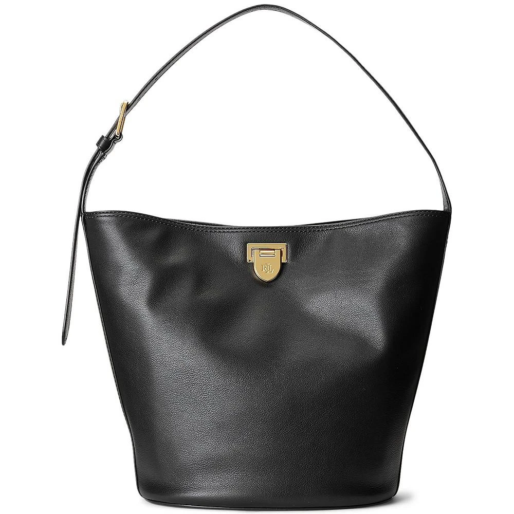 商品Ralph Lauren|Leather Medium Harlow Bucket Bag,价格¥1675,第1张图片