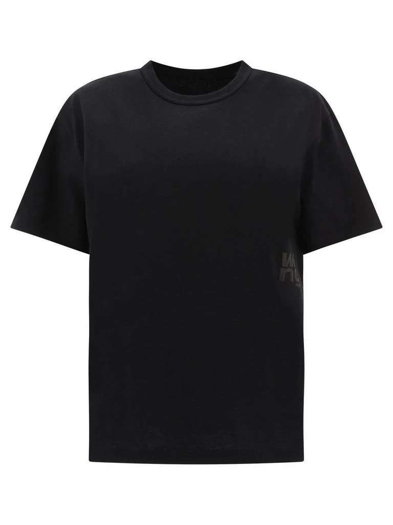 商品Alexander Wang|ALEXANDER WANG Puff logo t-shirt,价格¥2235,第1张图片