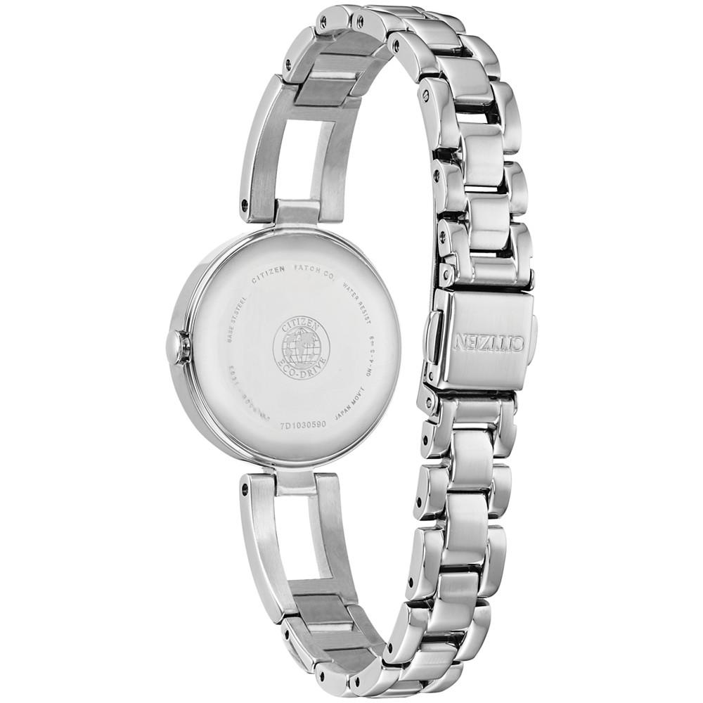Women's Eco-Drive Axiom Stainless Steel Bracelet Watch 28mm商品第4张图片规格展示