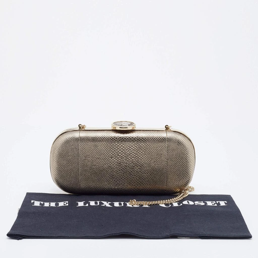 Bvlgari Metallic Gold Karung Chain Clutch 商品