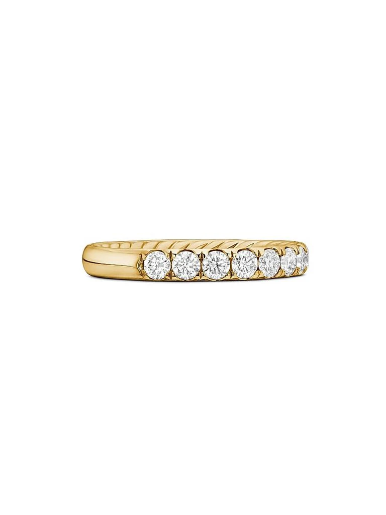 商品David Yurman|DY Eden Partway Band Ring in 18K Yellow Gold,价格¥21451,第1张图片