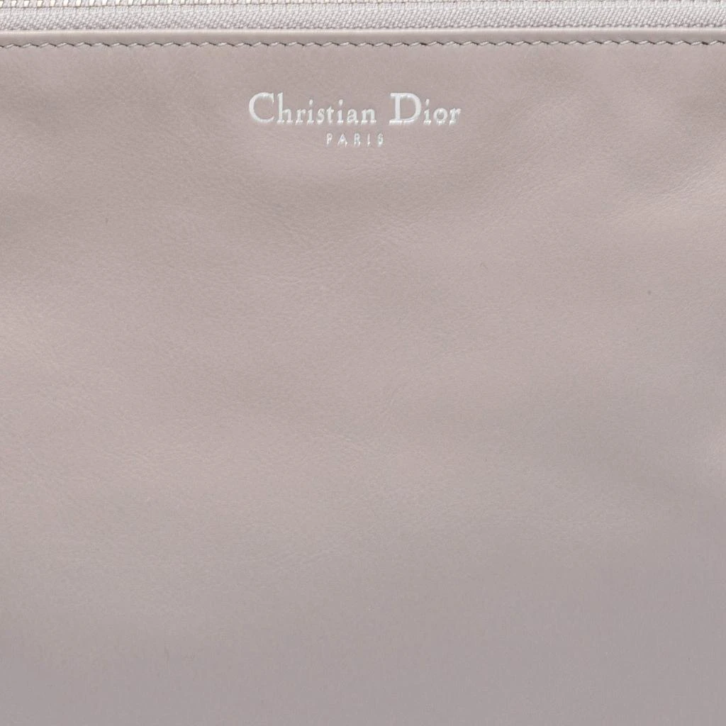 商品Dior|Dior Grey Leather Travel Pouch,价格¥3681,第5张图片详细描述
