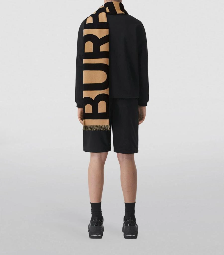 商品Burberry|Wool Logo Scarf,价格¥2991,第4张图片详细描述