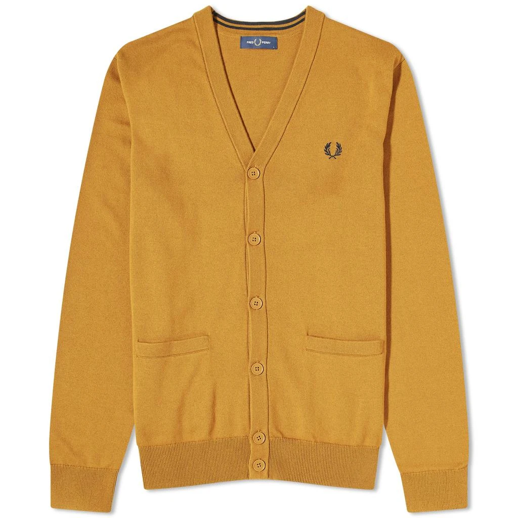 Fred Perry K9551 Classic Cardigan - Shaded Stone 价格¥1143 | 别样