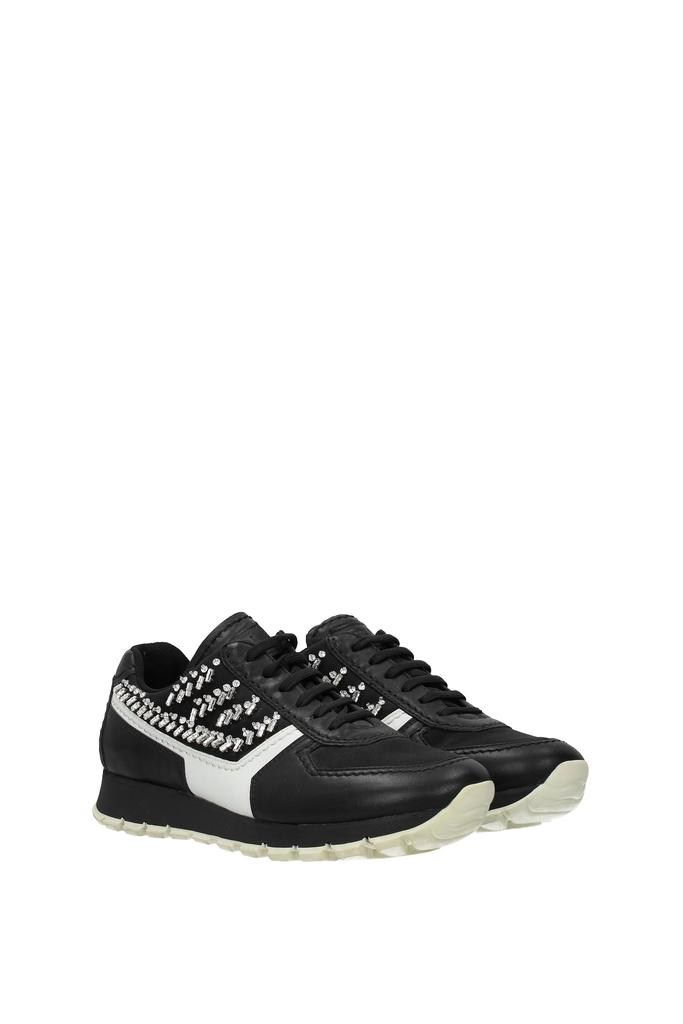 Sneakers Leather Black White商品第2张图片规格展示