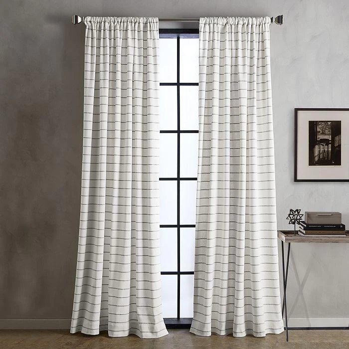 商品DKNY|Baltic Stripe 50" x 96" Curtain Panel, Pair,价格¥836,第1张图片