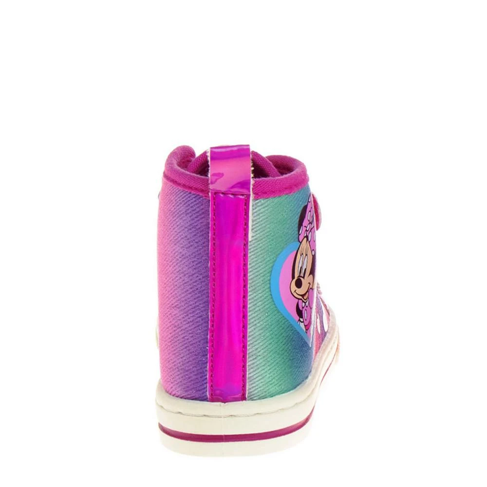 商品Disney|Little Girls Minnie Mouse High-Top Canvas Sneakers,价格¥256,第3张图片详细描述