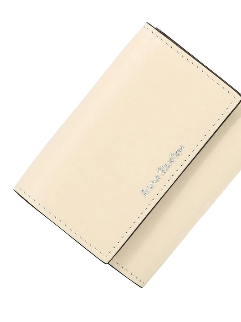 商品Acne Studios|Wallet With Logo Wallets & Card Holders White,价格¥1559,第4张图片详细描述