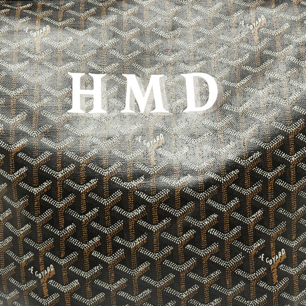 Goyard Black Goyardine Coated Canvas Steamer PM Bag商品第5张图片规格展示