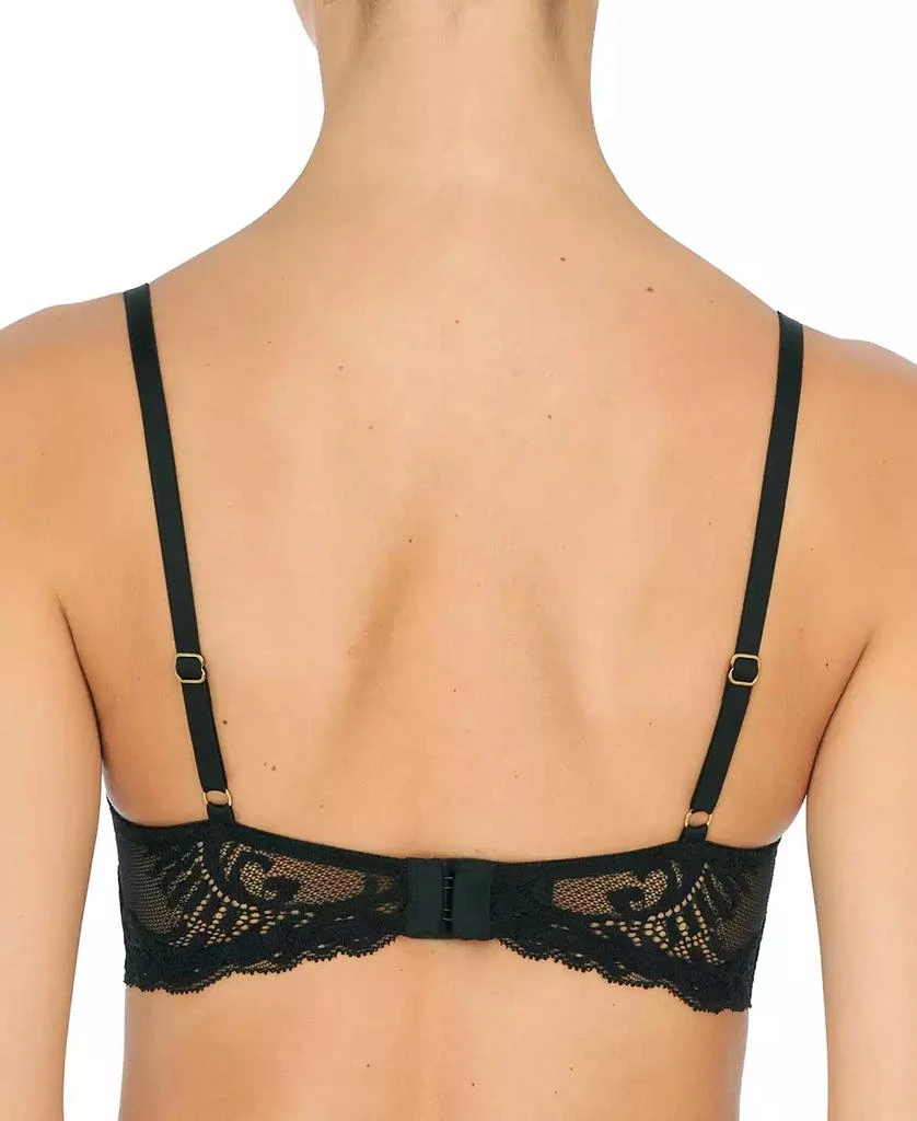 商品Natori|Women's Feathers Lace Contour Underwire Plunge Bra 730023,价格¥218,第3张图片详细描述