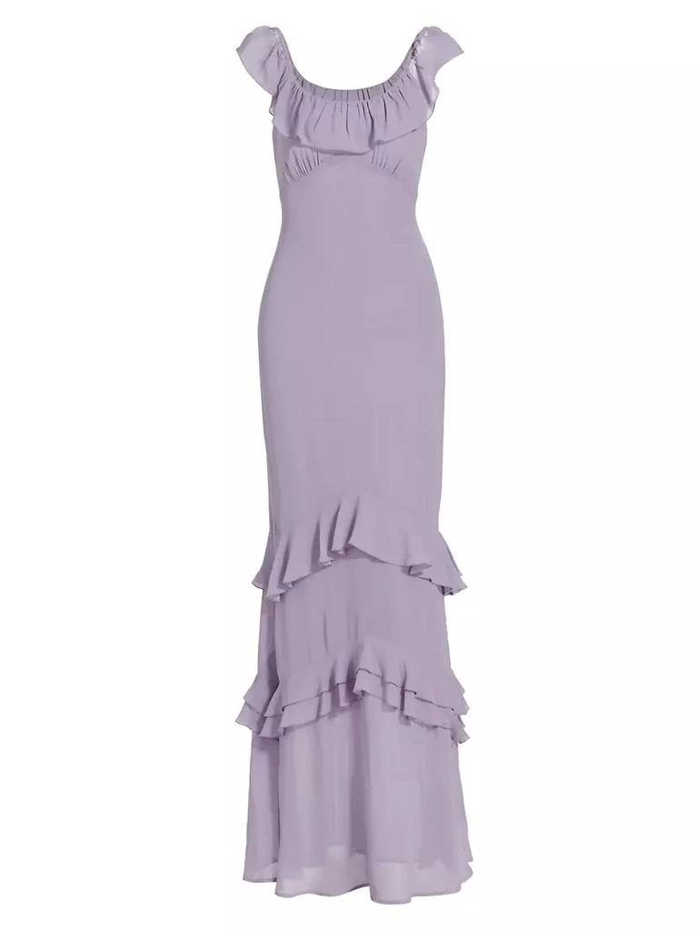 商品Reformation|Tripoli Ruffled Maxi Dress,价格¥2609,第1张图片