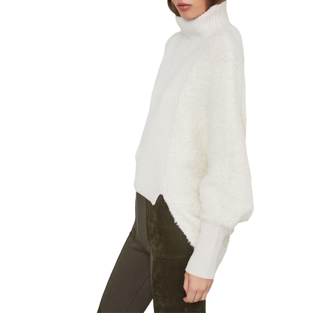 商品BCBG|High-Low Turtleneck Merino Blend Sweater,价格¥1740,第7张图片详细描述