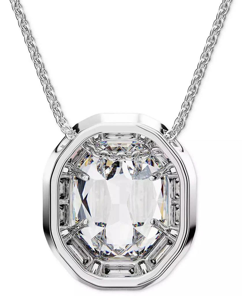 商品Swarovski|Mesmera Silver-Tone Crystal Pendant Slider Necklace, 29-1/2",价格¥1750,第4张图片详细描述