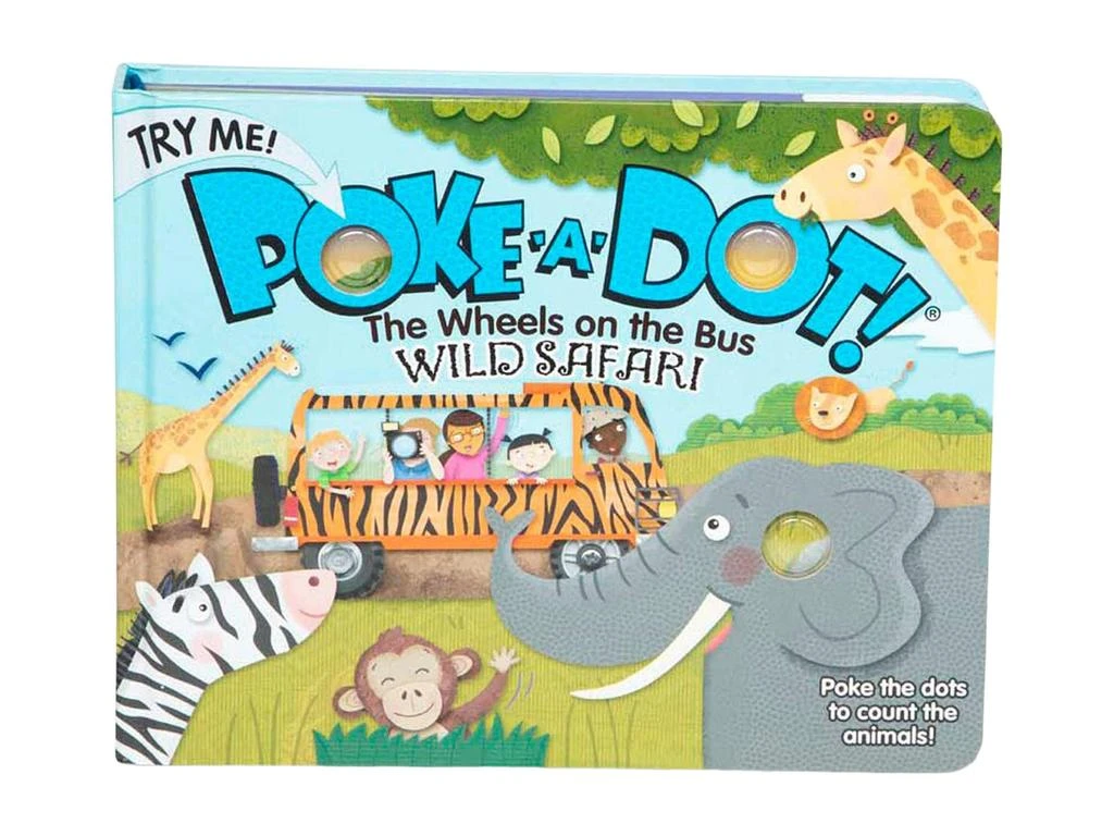 商品Melissa & Doug|Poke-A-Dot - The Wheels on the Bus Wild Safari,价格¥106,第1张图片