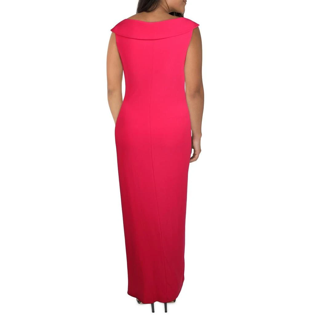 商品Ralph Lauren|Lauren Ralph Lauren Womens Jersey Cap Sleeves Evening Dress,价格¥520,第2张图片详细描述
