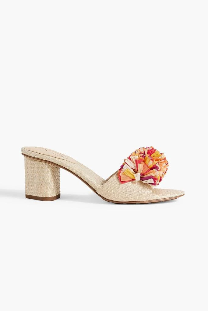 商品Sam Edelman|Olia pompom-embellished canvas mules,价格¥604,第1张图片