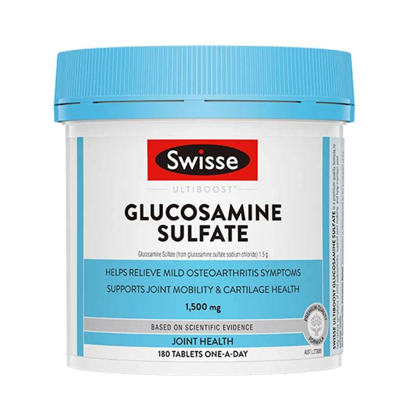 商品Swisse|Swisse/斯维诗葡萄糖胺糖维骨力 180粒/瓶 软骨素关节钙片,价格¥287,第1张图片