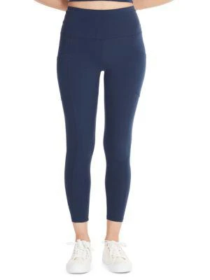 商品Marc New York by Andrew Marc|Solid High-Rise Leggings,价格¥158,第1张图片