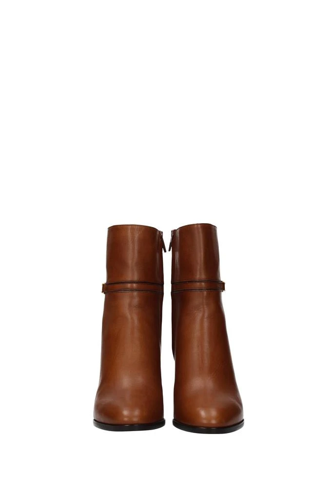 商品Celine|Ankle boots Leather Brown Dark Brown,价格¥5682,第3张图片详细描述