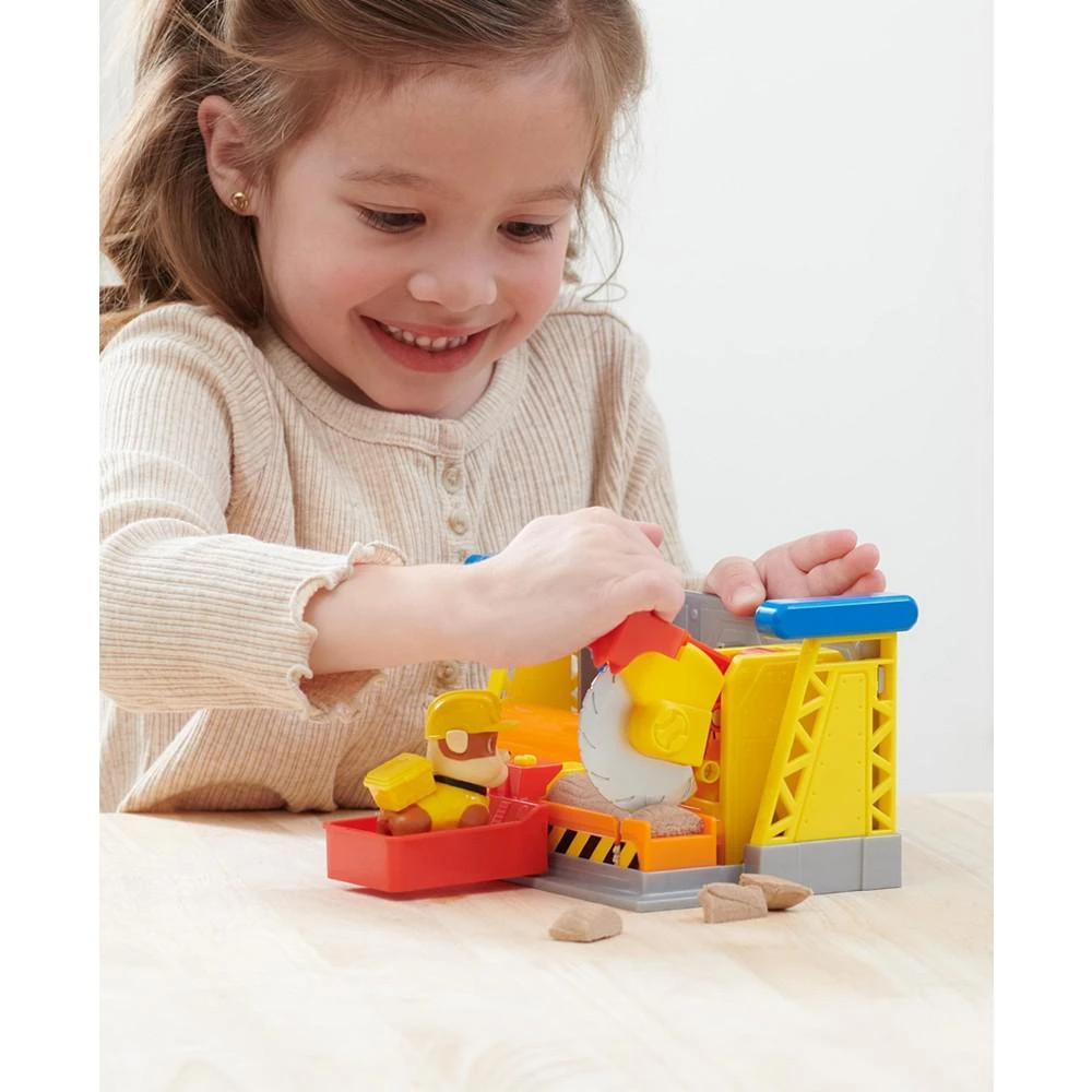 商品Rubble & Crew|Rubble's Workshop Playset, Construction Toys with Kinetic Build-It Sand Rubble Action Figure,价格¥60,第5张图片详细描述