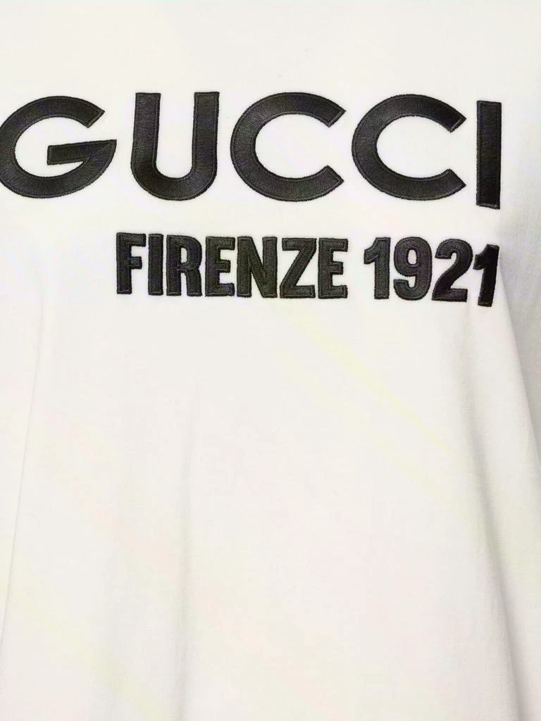 商品Gucci|Logo Cotton Jersey T-shirt,价格¥6040,第3张图片详细描述