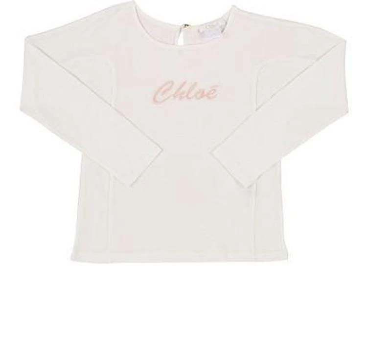 商品Chloé|Logo-Embroidered Cotton-Blend T-Shirt,价格¥494,第1张图片