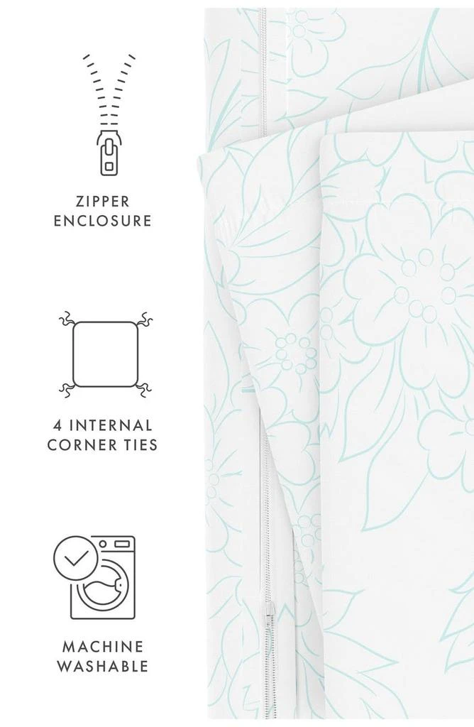 商品IENJOY HOME|Premium Ultra Soft Vine Pattern 3-Piece Duvet Cover Set,价格¥294,第3张图片详细描述