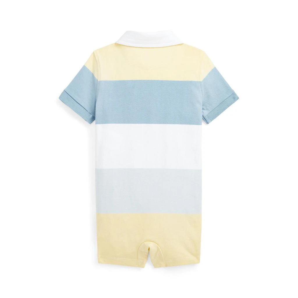 商品Ralph Lauren|Striped Jersey Rugby Shortall (Infant),价格¥222,第2张图片详细描述