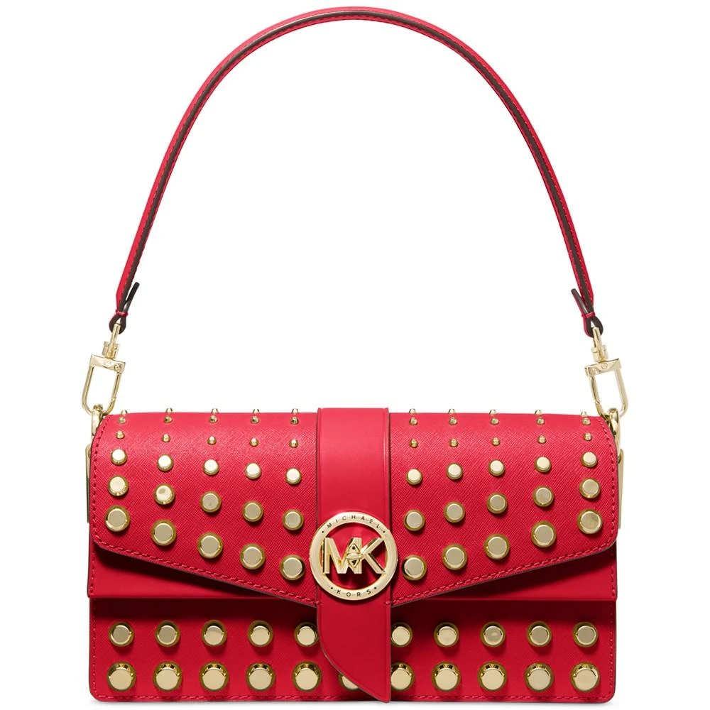 商品Michael Kors|Greenwich Medium Studded Leather Convertible Shoulder Bag,价格¥2235,第1张图片