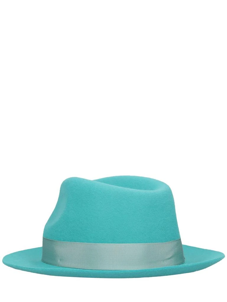 商品BORSALINO|Brushed Felt Fedora Hat,价格¥2826,第4张图片详细描述