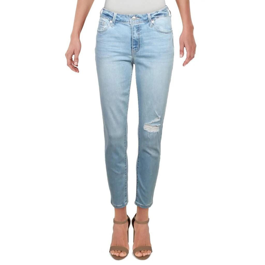 商品Celebrity Pink|Celebrity Pink Womens Juniors Denim Mid Rise Skinny Jeans,价格¥85,第2张图片详细描述