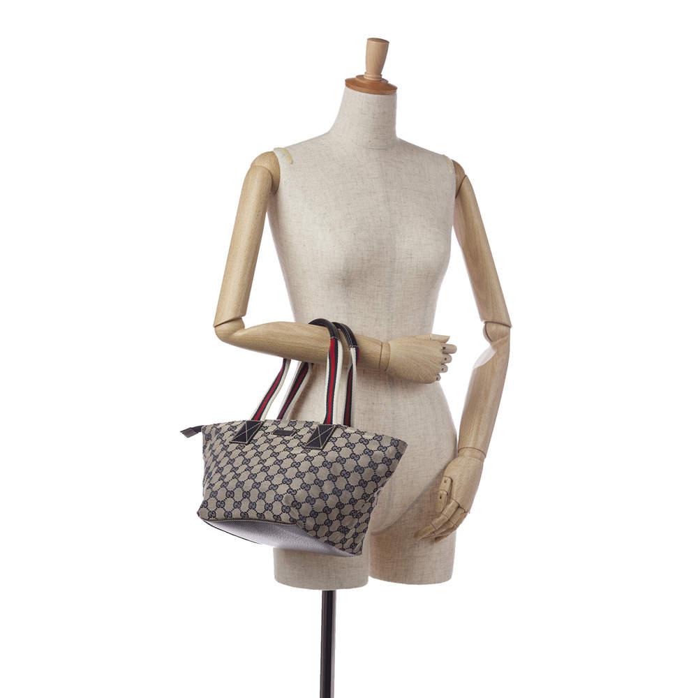 Gucci Brown/Multicolor GG Canvas Web Handbag商品第9张图片规格展示