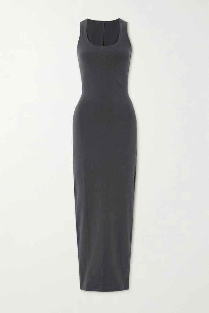 商品SKIMS|New Vintage 大圆领长连衣裙（颜色：ash）,价格¥677,第1张图片