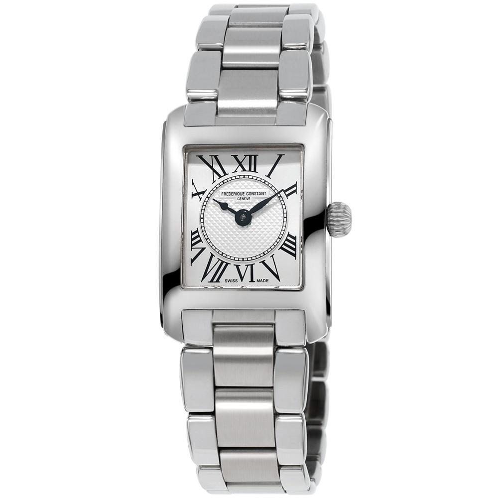 Women's Swiss Carree Stainless Steel Bracelet Watch 23x21mm商品第1张图片规格展示