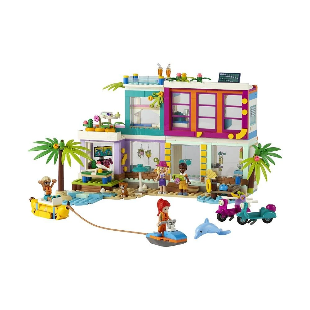 商品LEGO|Friends Vacation Beach House Building Kit Play Set, Beach-Themed Nature Toy, 686 Pieces,价格¥596,第2张图片详细描述