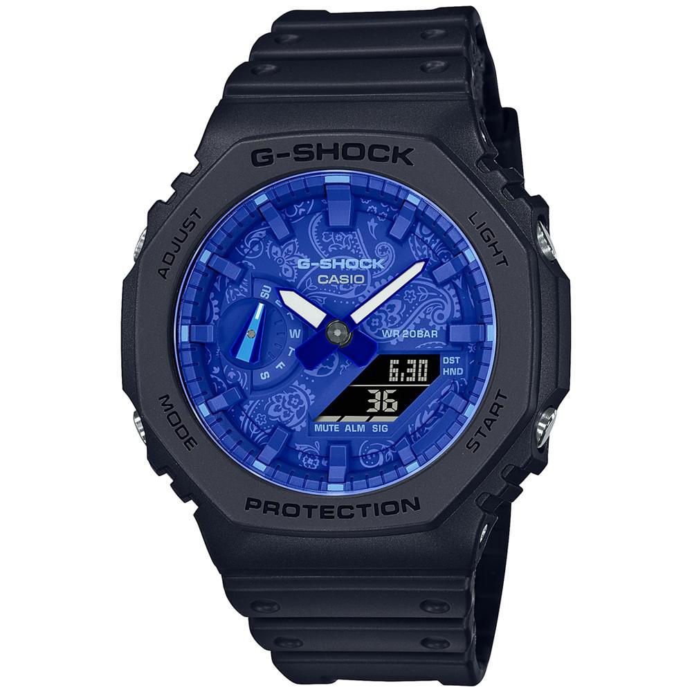 商品G-Shock|Men's Black Resin Watch 46mm, GA2100BP-1A,价格¥737,第1张图片