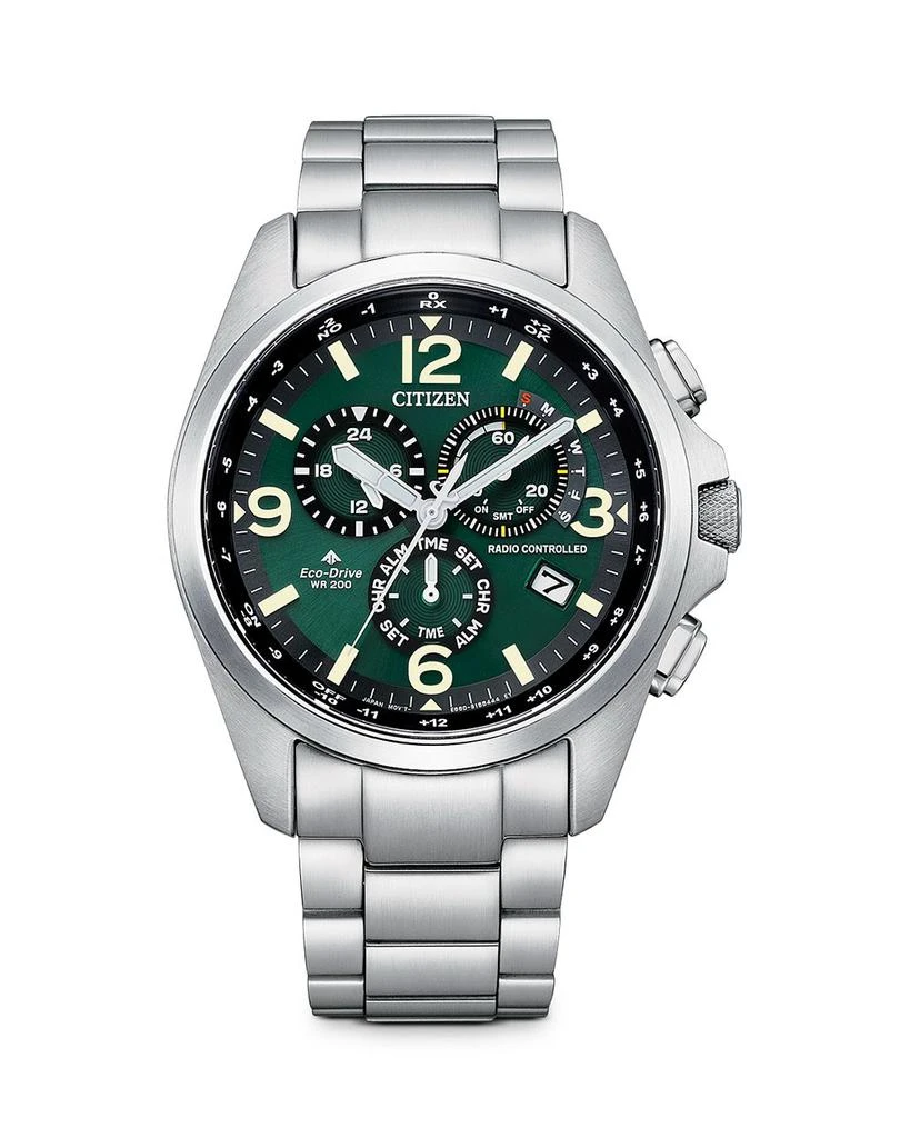 商品Citizen|Eco-Drive Promaster Land Chronograph Stainless Steel Watch, 45mm,价格¥4782,第1张图片