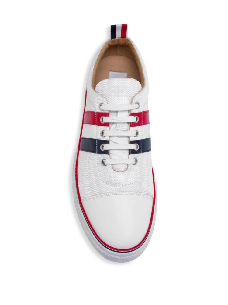 商品Thom Browne|Side Stripe Low-Top Sneakers,价格¥4122,第4张图片详细描述