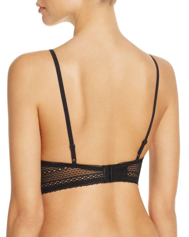 商品Calvin Klein|Sheer Lace Triangle Bralette,价格¥143,第2张图片详细描述