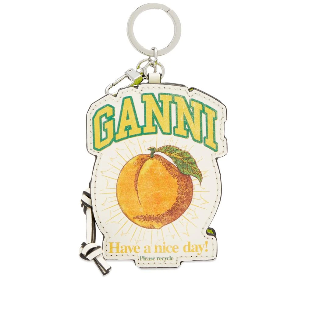 商品Ganni|GANNI Peach Zipped Coin Purse,价格¥384,第1张图片