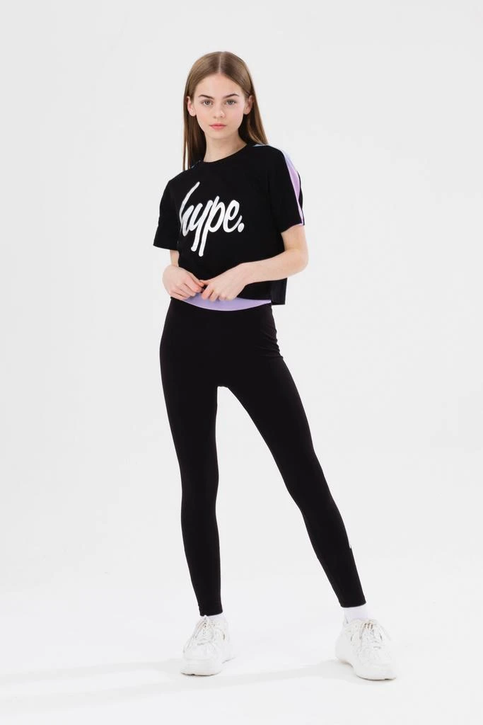 商品HYPE GIRLS|HYPE GIRLS BLACK FANTASY SCRIPT CROP T-SHIRT,价格¥79,第3张图片详细描述