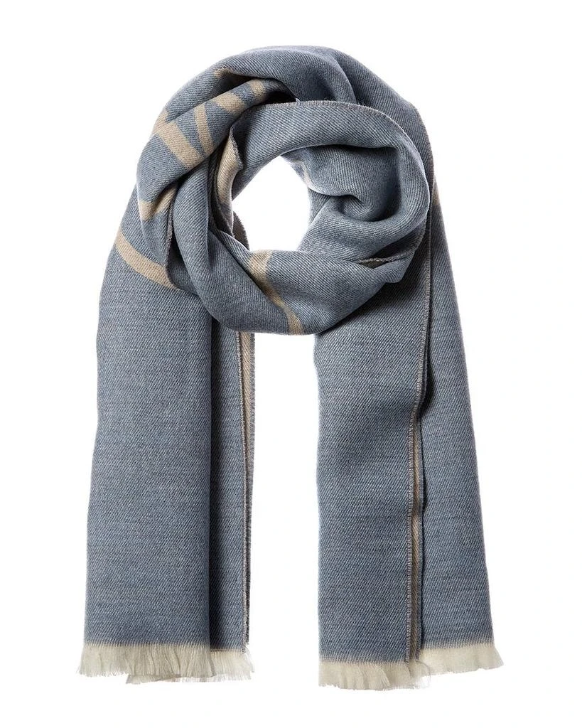 商品Jimmy Choo|Jimmy Choo JC Monogram Wool Scarf,价格¥2114,第1张图片